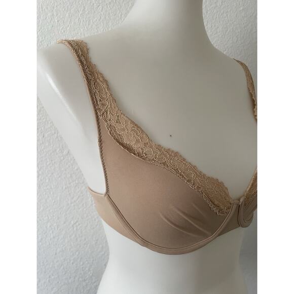 Skims Bra Lingerie Unlined Full Coverage Clay Intimates - Picture 3 of 13
